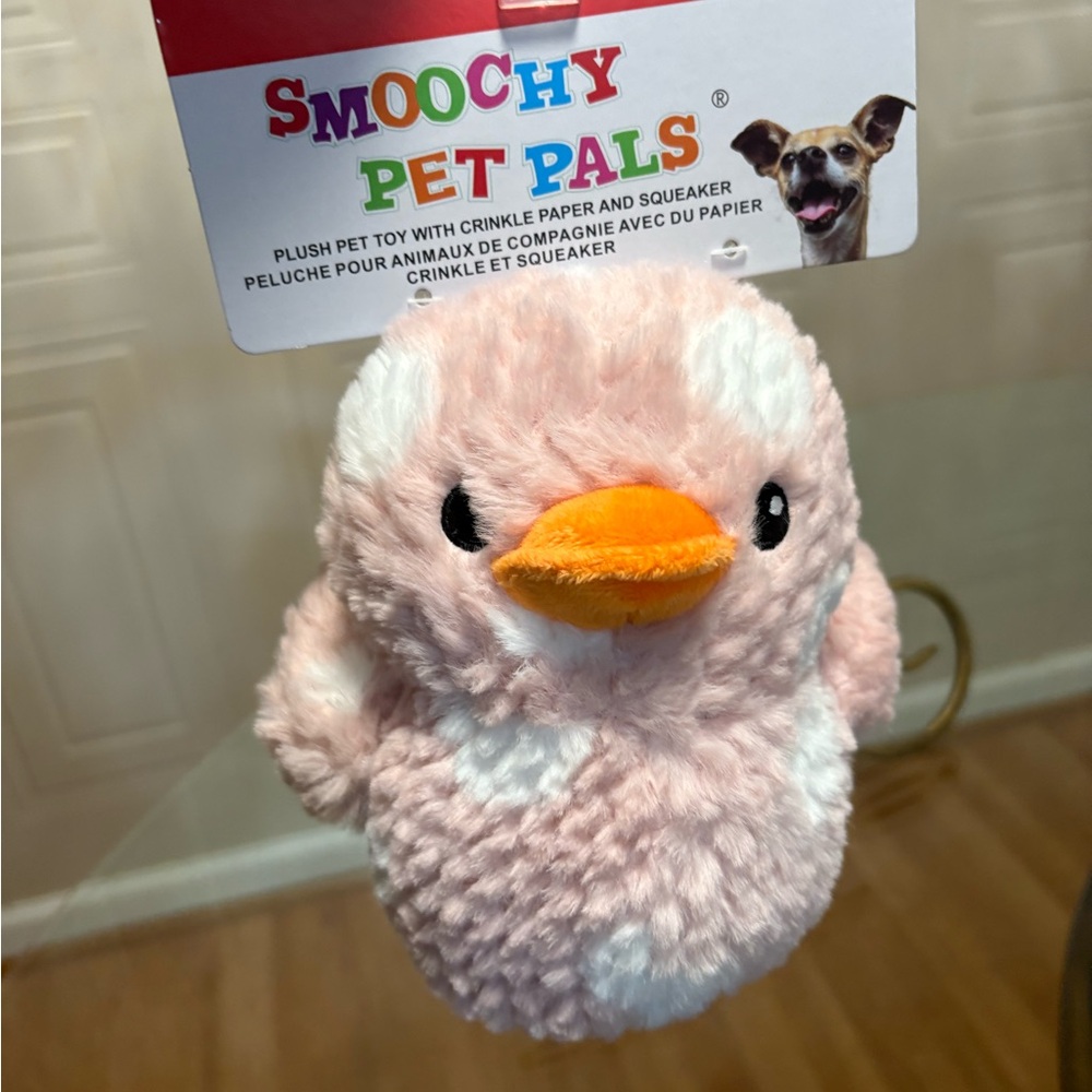 SMOOCHY PALS   Soft Ducks 🦆 8”Plushy Plush Clinker & Squeaker